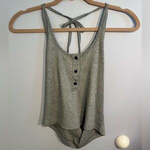 SHEIN Gray Halter Top